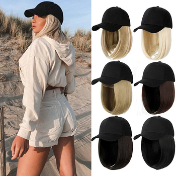 Κάλυμμα-περούκα για γυναίκες, φυσικό μπομπ στυλ, μαλλιά από σύρμα υψηλής θερμοκρασίας, μοντέλο μαύρη κάπα με κοντά μαλλιά, όχι κατάλληλο για βαφή με θερμότητα