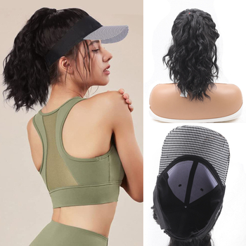 Περούκα με καπέλο – κοντά σγουρά μαλλιά, κοντό μήκος, υλικό μαλλιών: οικιακό μετάξι, μάρκα Electric Flag