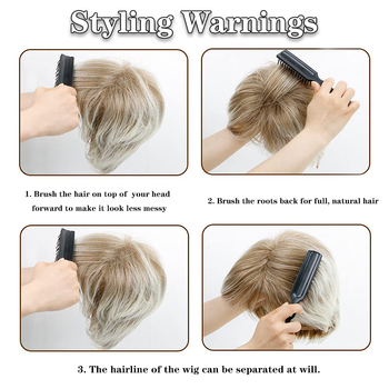 Περούκα για γυναίκες με φυσικό Pixie Cut, σύρμα υψηλής θερμοκρασίας, προσθέτει όγκο (φυσικό στυλ, Pixie Cut, σύρμα υψηλής θερμοκρασίας, προσθέτει όγκο)