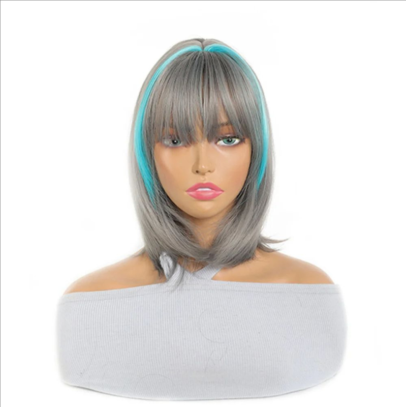 Matu parūka sievietēm ar dabiskiem Pixie Cut griezumiem, karstumizturīga šķiedra, pievieno apjomu matiem (dabisks stils, Pixie Cut, karstumizturīga šķiedra, pievieno apjomu)