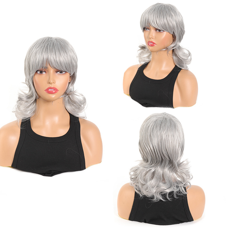 Matu parūka sievietēm ar dabiskiem Pixie Cut griezumiem, karstumizturīga šķiedra, pievieno apjomu matiem (dabisks stils, Pixie Cut, karstumizturīga šķiedra, pievieno apjomu)