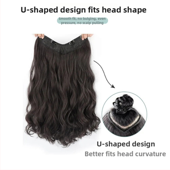 Shuman τεμάχιο περούκας με όγκο – σύρμα υψηλής θερμοκρασίας μαλλιών, μηχανισμός