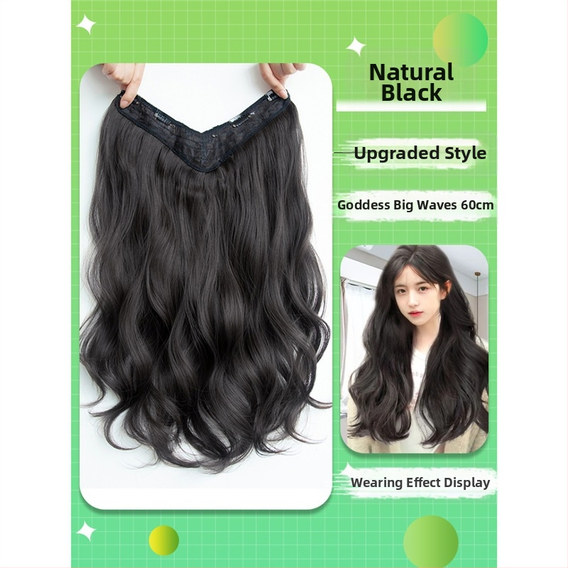 Shuman piesă de perucă cu volum – fir rezistent la temperaturi înalte, mecanism