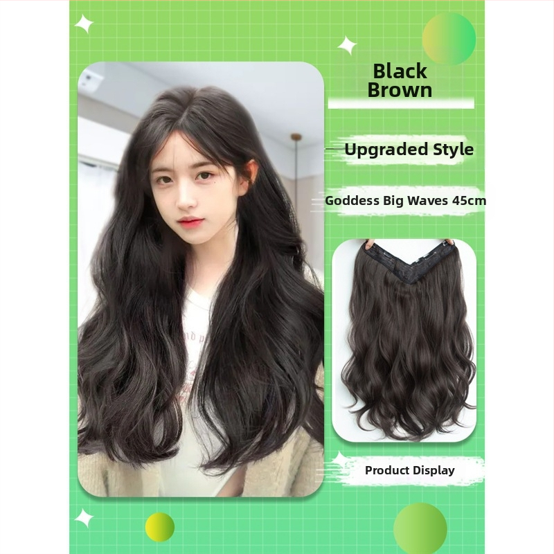 Shuman piesă de perucă cu volum – fir rezistent la temperaturi înalte, mecanism