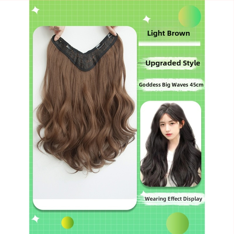 Shuman piesă de perucă cu volum – fir rezistent la temperaturi înalte, mecanism