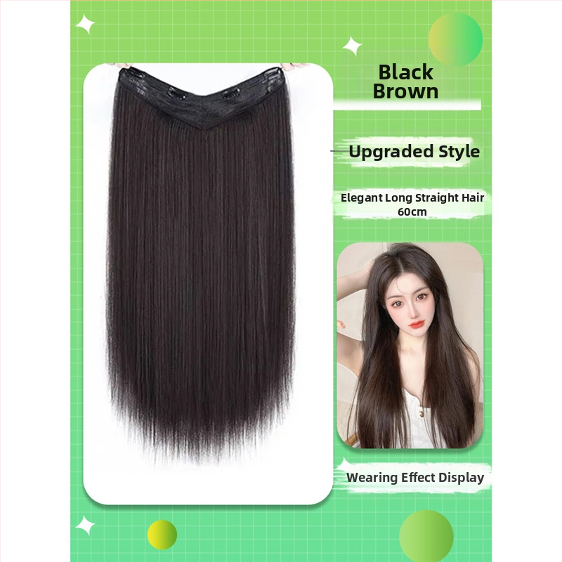 Shuman piesă de perucă cu volum – fir rezistent la temperaturi înalte, mecanism