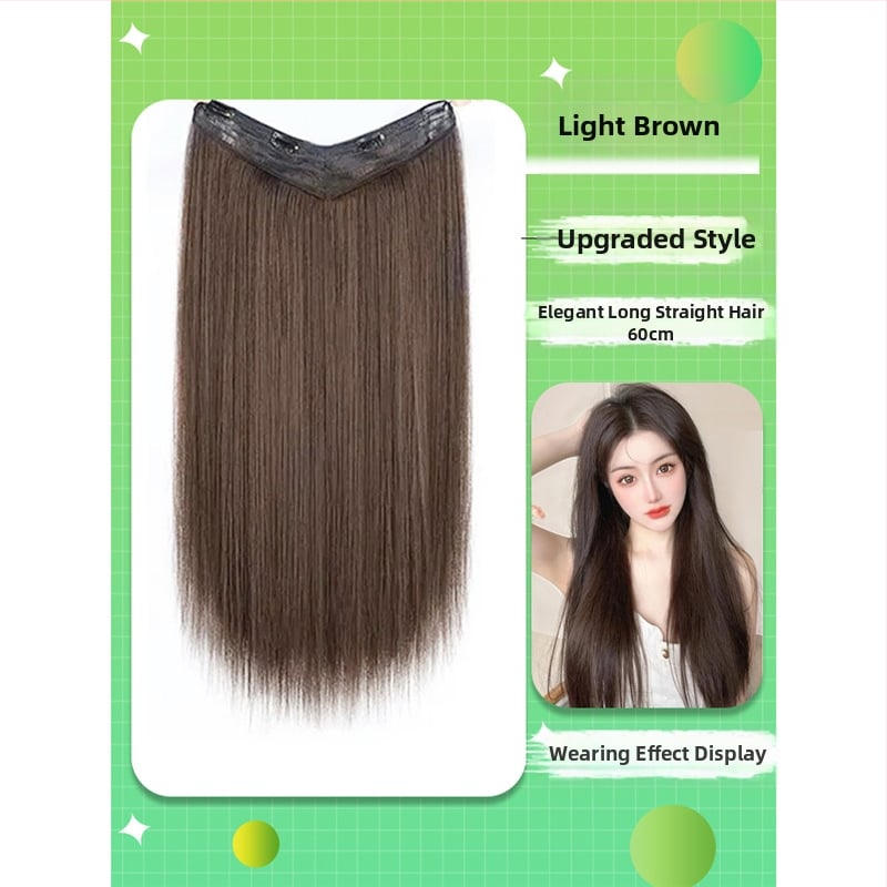 Shuman piesă de perucă cu volum – fir rezistent la temperaturi înalte, mecanism