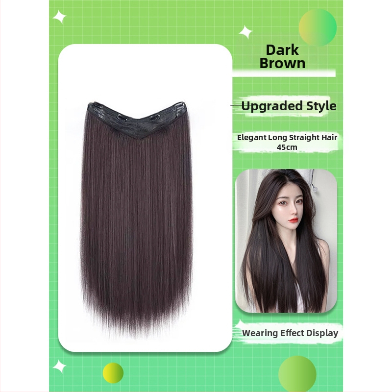 Shuman piesă de perucă cu volum – fir rezistent la temperaturi înalte, mecanism