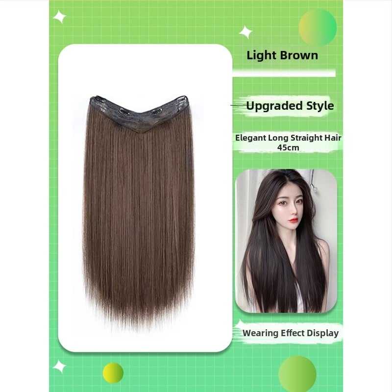 Shuman piesă de perucă cu volum – fir rezistent la temperaturi înalte, mecanism