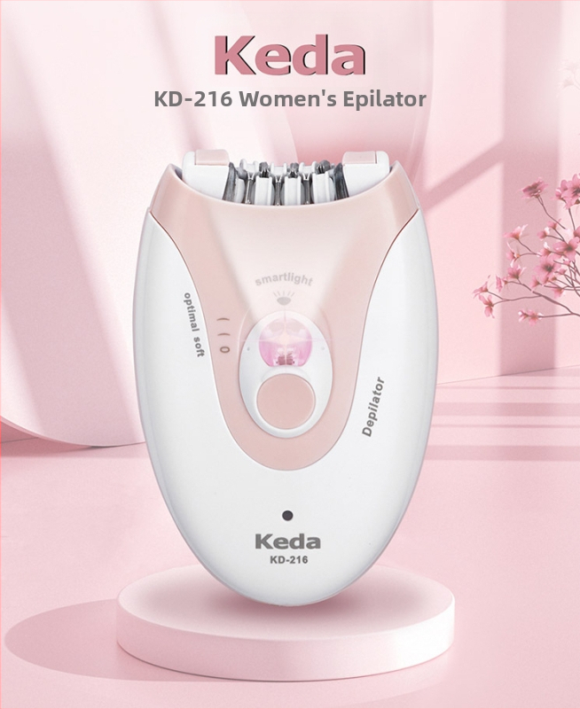 Elektrinis plaukų šalinimo prietaisas moterims, modelis 216, plaukų šalinimas visam kūnui, USB maitinimas, šaltas šviesos efektas, ABS korpusas