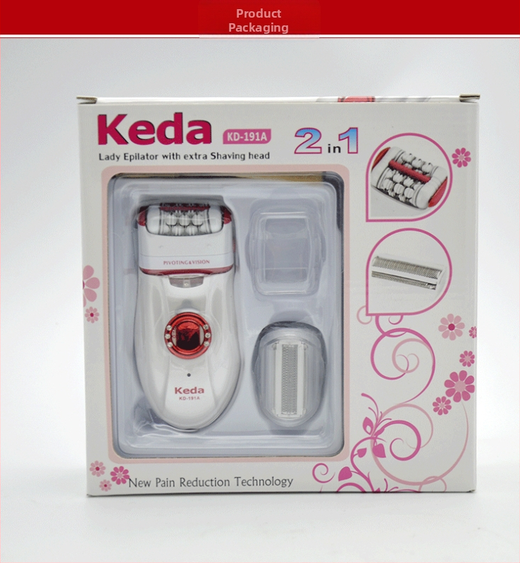 Elektrinis plaukų šalinimo prietaisas moterims, modelis 216, plaukų šalinimas visam kūnui, USB maitinimas, šaltas šviesos efektas, ABS korpusas