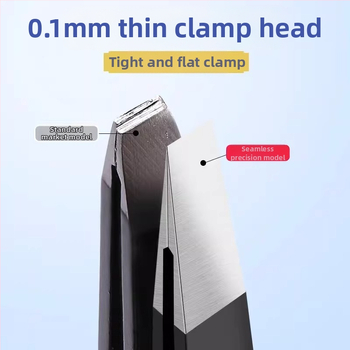 Τσιμπίδα αφαίρεσης μαύρων στιγμάτων με επίπεδη άκρη, υπερκοφτερή βελόνα ακμής, για καθημερινή χρήση — Little Teana