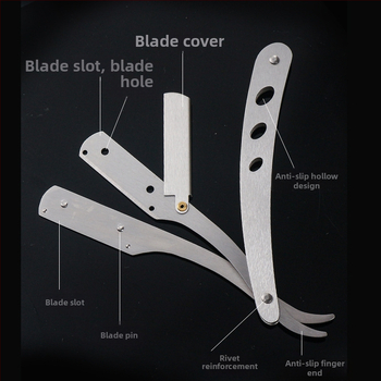 Ziya ръчна самобръсначка с разглобяемо острие, персонализирана опаковка