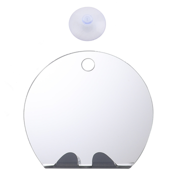 Стенно висящо огледало с акрилна рамка и сребърно огледално лице, персонализируеми форми (диск, квадрат, извита форма)