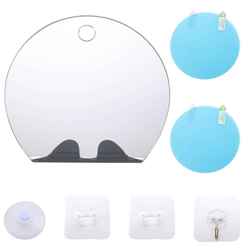 Zidno viseće ogledalo s akrilnim okvirom i srebrnom oglednom površinom, prilagodljivi oblici (disk, kvadrat, zakrivljeni)