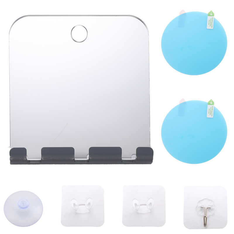 Zidno viseće ogledalo s akrilnim okvirom i srebrnom oglednom površinom, prilagodljivi oblici (disk, kvadrat, zakrivljeni)