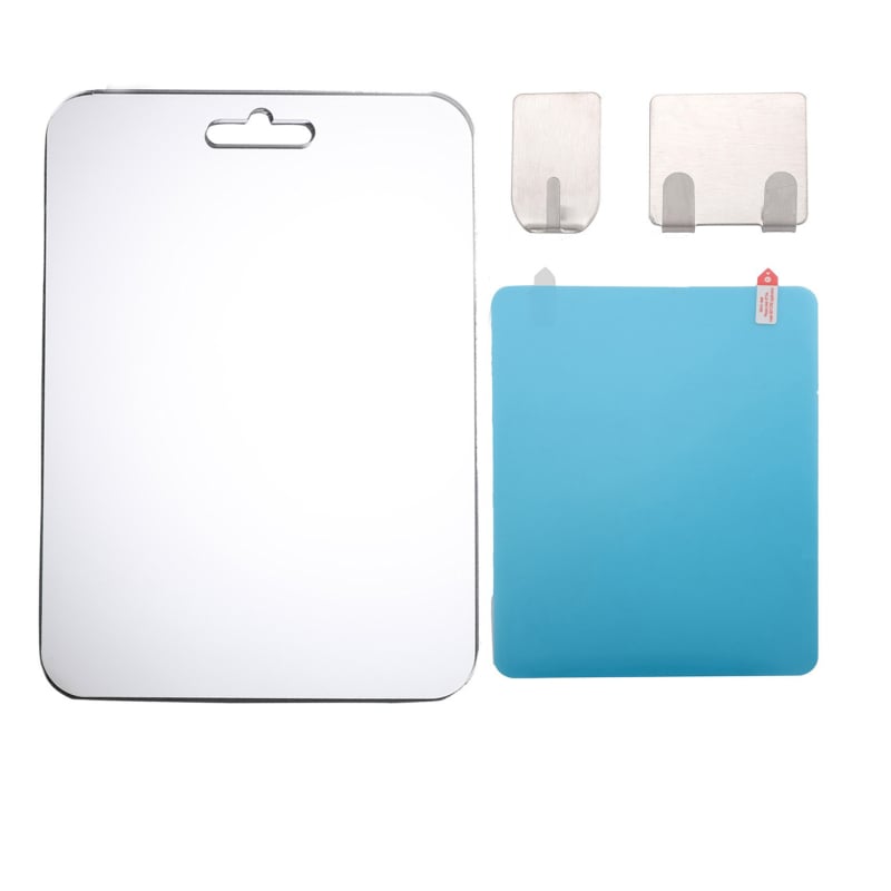 Zidno viseće ogledalo s akrilnim okvirom i srebrnom oglednom površinom, prilagodljivi oblici (disk, kvadrat, zakrivljeni)