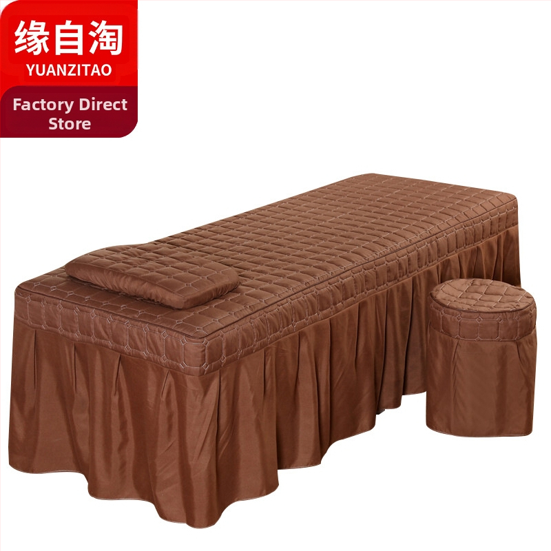 Ágytakaró, poliészter-pamut keverék, quiltelt varrással, reaktív festéssel, testreszabható feldolgozás.