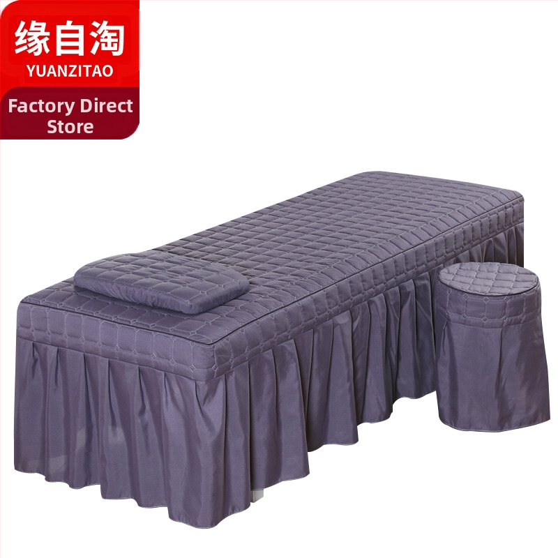 Ágytakaró, poliészter-pamut keverék, quiltelt varrással, reaktív festéssel, testreszabható feldolgozás.