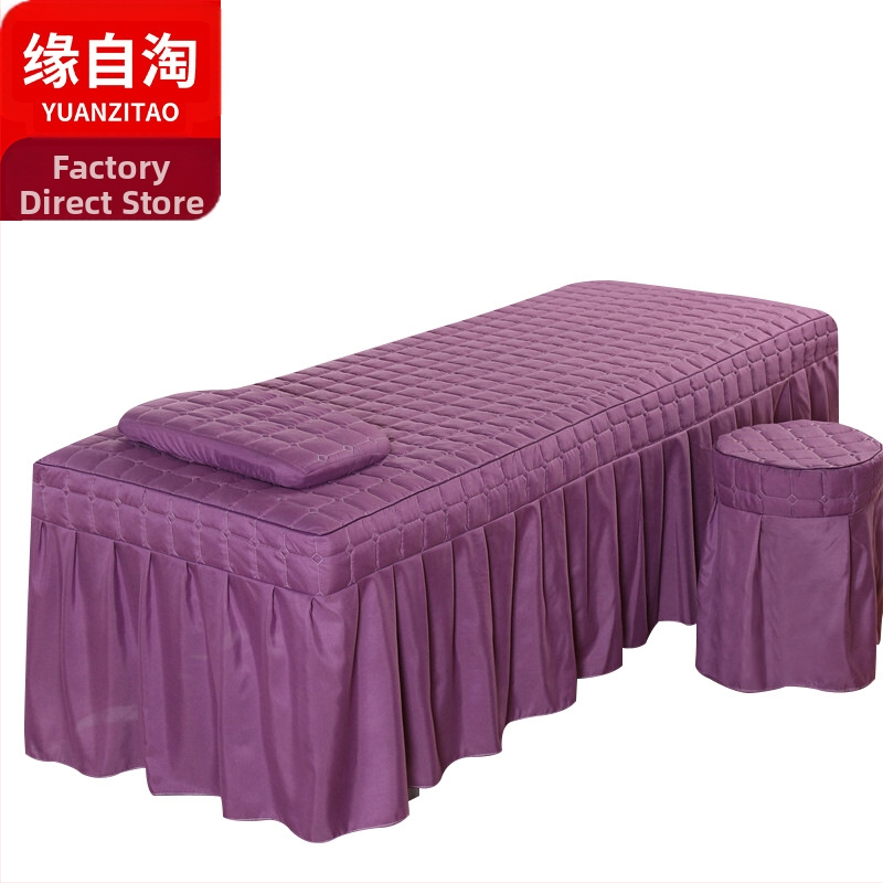 Ágytakaró, poliészter-pamut keverék, quiltelt varrással, reaktív festéssel, testreszabható feldolgozás.