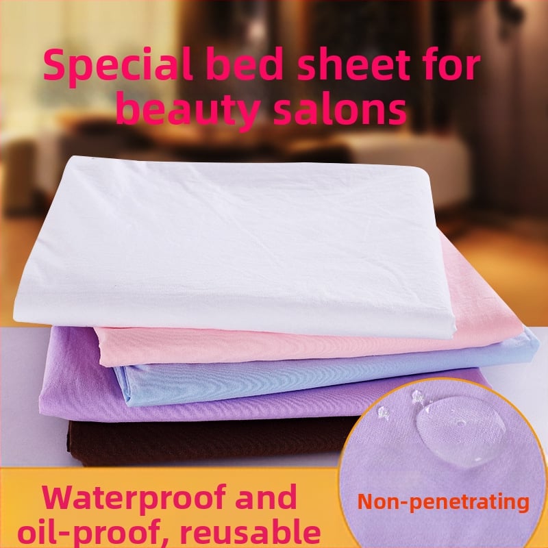 Grožio salono perforuota lova užvalkalas, atsparios vandeniui ir aliejui, poliesterio-pamudo mišinys, skirtas grožio salonams, pagal užsakymą