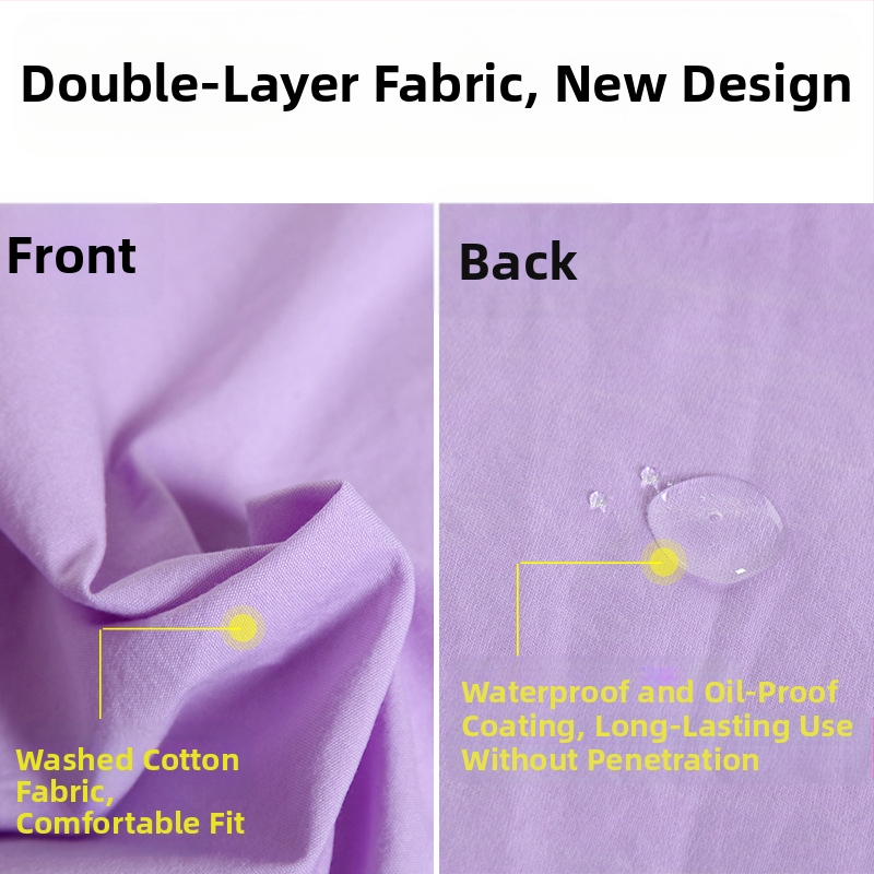 Чаршаф за красота с перфорирани отвори, водоустойчив и маслоустойчив, полиестер-памучен микс, за козметични салони, по поръчка