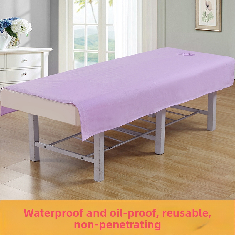 Pokrivalo za ljepotu s perforacijama, vodootporno i otporno na ulje, mješavina poliestera i pamuka, za kozmetičke salone, po narudžbi