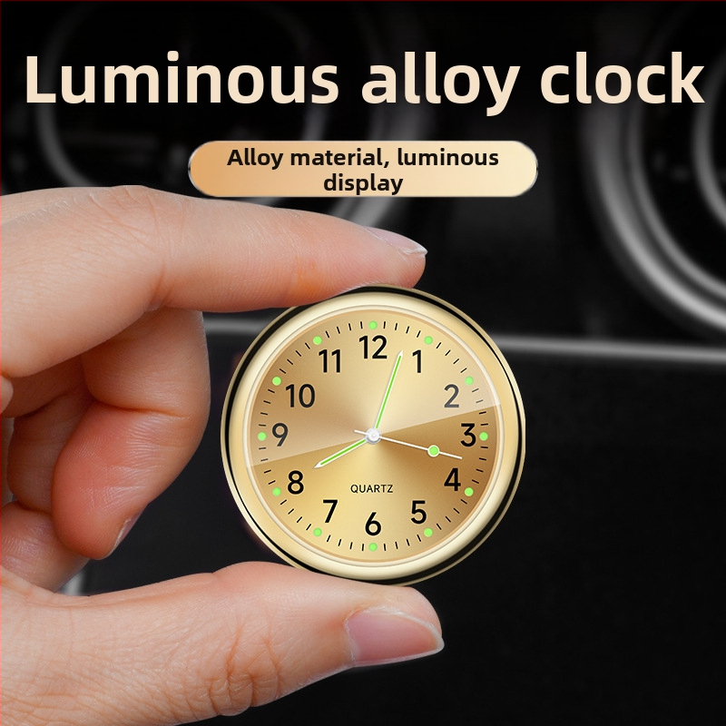 Автомобилен табло часовник, светещ, високоточен електронен кварцов часовник (Материал: Метал; Произход: Друг; Конструктивен тип: Друг; Марка: Друг)