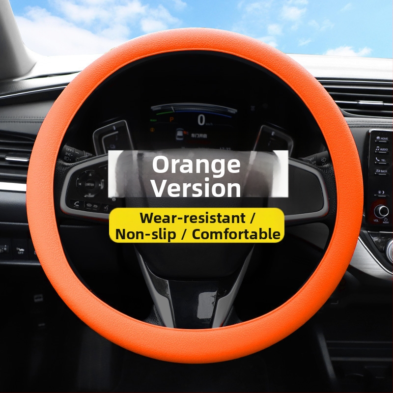 Κάλυμμα τιμονιού σιλικόνης – απορροφά τον ιδρώτα, μη ολισθηρό, κατάλληλο για όλα τα μοντέλα τιμονιού, μαλακό και λεπτό, για όλες τις εποχές