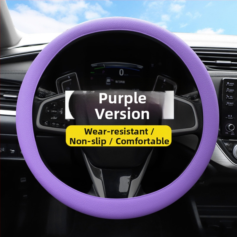 Κάλυμμα τιμονιού σιλικόνης – απορροφά τον ιδρώτα, μη ολισθηρό, κατάλληλο για όλα τα μοντέλα τιμονιού, μαλακό και λεπτό, για όλες τις εποχές