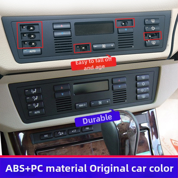 Okachi ABS Διακόπτης πίνακα κλιματισμού για BMW X5 E53 και E39 σειράς 5