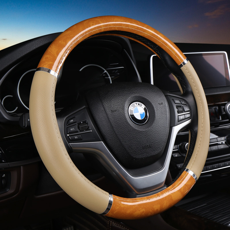 Κάλυμμα τιμονιού από συνθετικό δέρμα, τεσσάρων εποχών καθολική εφαρμογή, στυλ επιχειρηματικό