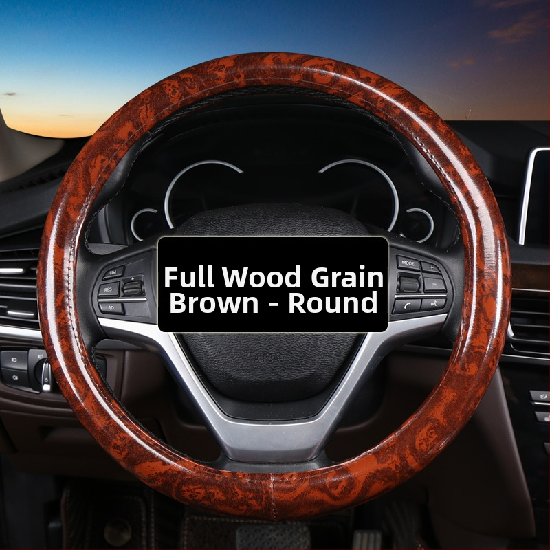 Κάλυμμα τιμονιού από συνθετικό δέρμα, τεσσάρων εποχών καθολική εφαρμογή, στυλ επιχειρηματικό