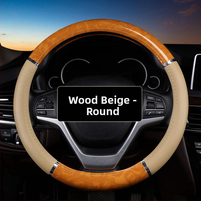 Κάλυμμα τιμονιού από συνθετικό δέρμα, τεσσάρων εποχών καθολική εφαρμογή, στυλ επιχειρηματικό