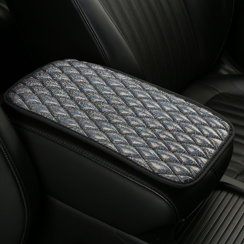 Pernă pentru centura de siguranță și pernă pentru cot, cusătură quilt, fibră de carbon, potrivire universală