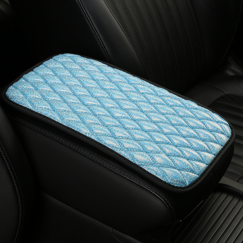 Pernă pentru centura de siguranță și pernă pentru cot, cusătură quilt, fibră de carbon, potrivire universală