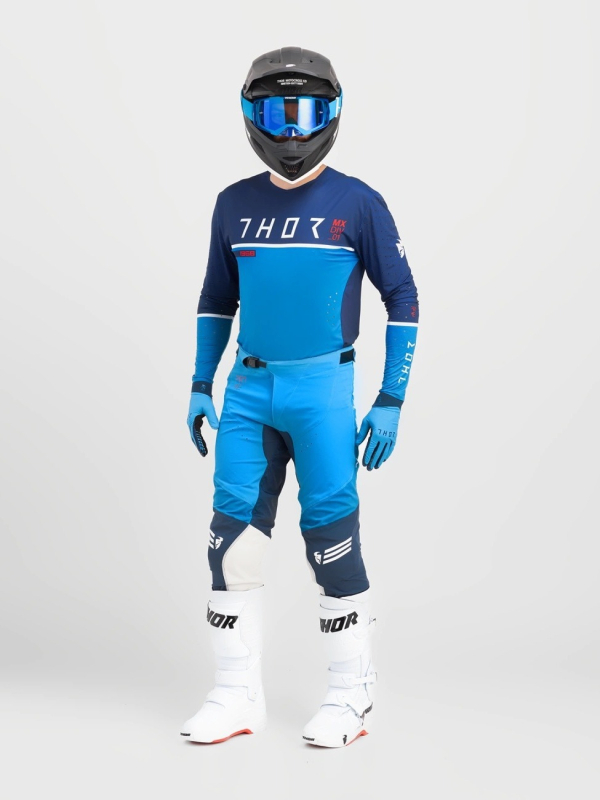 Off-road komplet za vožnju motociklom, dugački rukavi, poliester, unisex, split dizajn