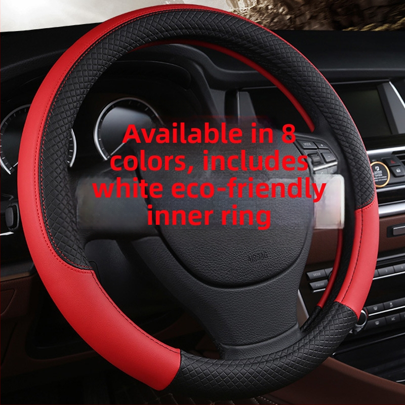 Κάλυμμα τιμονιού - αθλητικό στυλ, τεχνητό δέρμα, καθολική εγκατάσταση, τεσσάρων εποχών, Jingxi