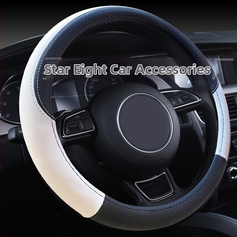 Κάλυμμα τιμονιού - αθλητικό στυλ, τεχνητό δέρμα, καθολική εγκατάσταση, τεσσάρων εποχών, Jingxi