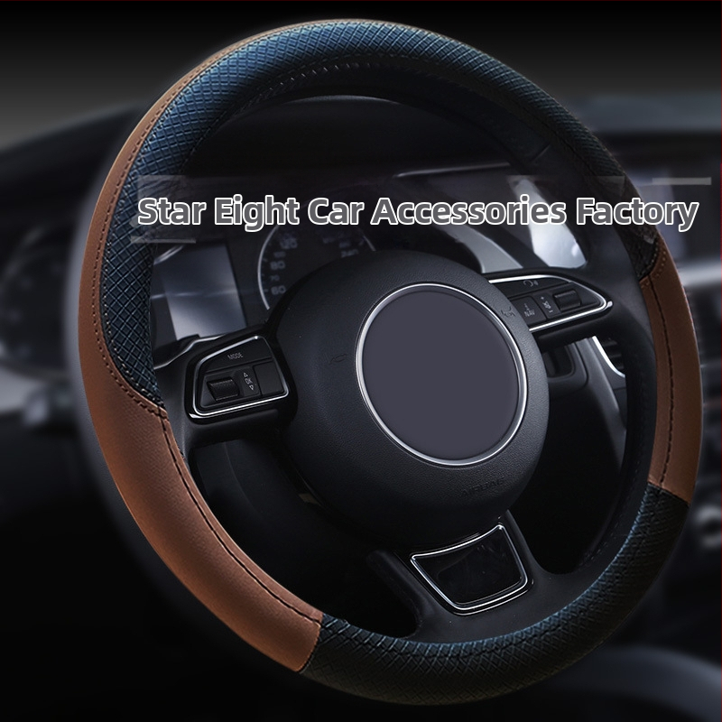 Κάλυμμα τιμονιού - αθλητικό στυλ, τεχνητό δέρμα, καθολική εγκατάσταση, τεσσάρων εποχών, Jingxi