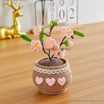 DIY комплект за ръчно плетен букет от вълна – слънчоглед, кроше, подарък за учителя