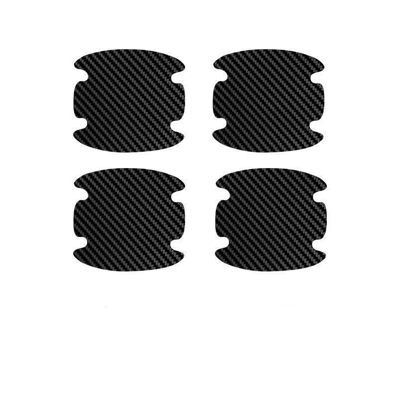 Autóajtó kilincs védőfólia szénszálas bőrrel, karcolás elleni védelem, univerzális illeszkedés, testreszabható