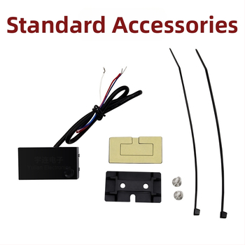 LED οθόνη αυτοκινήτου 3-σε-1 μετρητής: βολτόμετρο, ρολόι και μετρητής θερμοκρασίας νερού (YL-M4525, περίβλημα από PC, 9–24V)