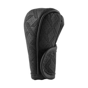 Δερμάτινο κάλυμμα επιλογέα ταχυτήτων αυτοκινήτου με μοτίβο houndstooth, παγκόσμια προστασία από τη σκόνη