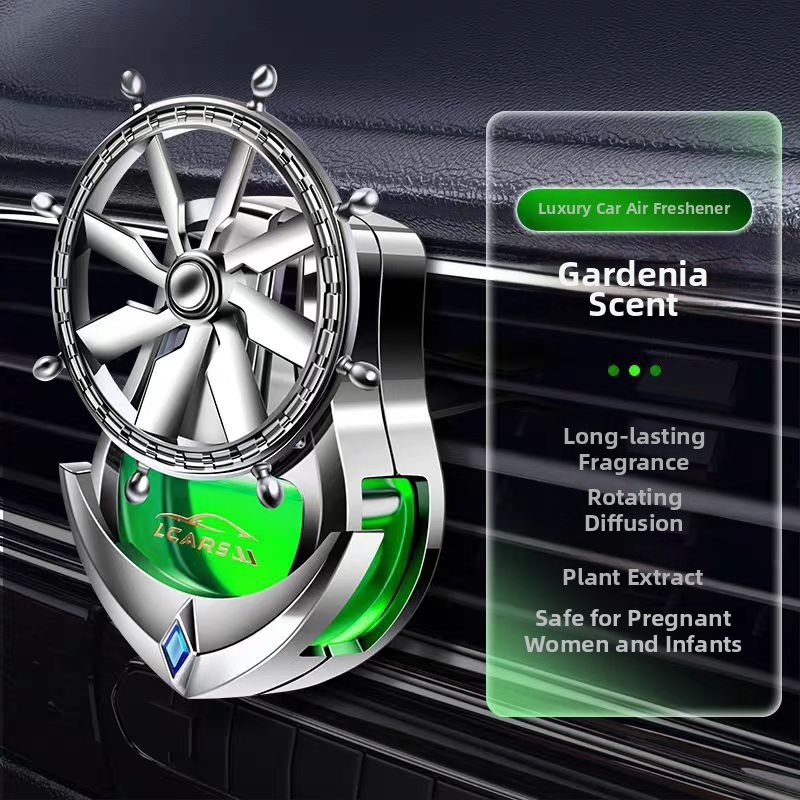 Klip na parfum do výduchu auta – okrúhly držiak na parfum, ABS elektroplatovanie, kvetinová vôňa, ovocná aróma, 25-50 ml, 61-90 dní evaporácie