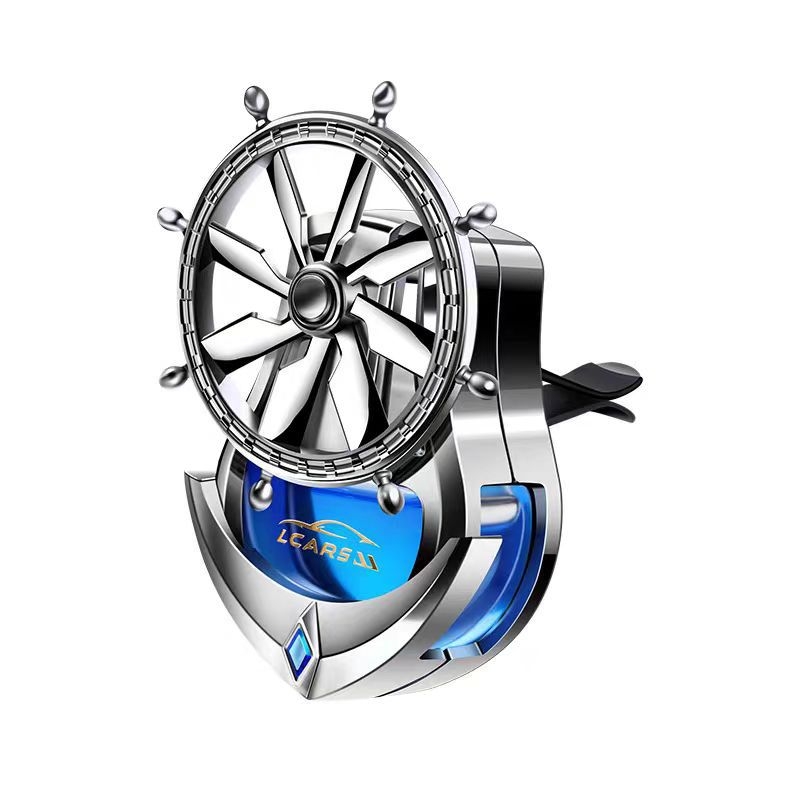 Κλιπ αρωματισμού αυτοκινήτου για αεραγωγό – κυκλικός κάτοχος αρωμάτων, ABS ηλεκτροπλατίωση, λουλουδένιο άρωμα, φρουτώδες άρωμα, 25-50 ml, εξάτμιση 61-90 ημερών