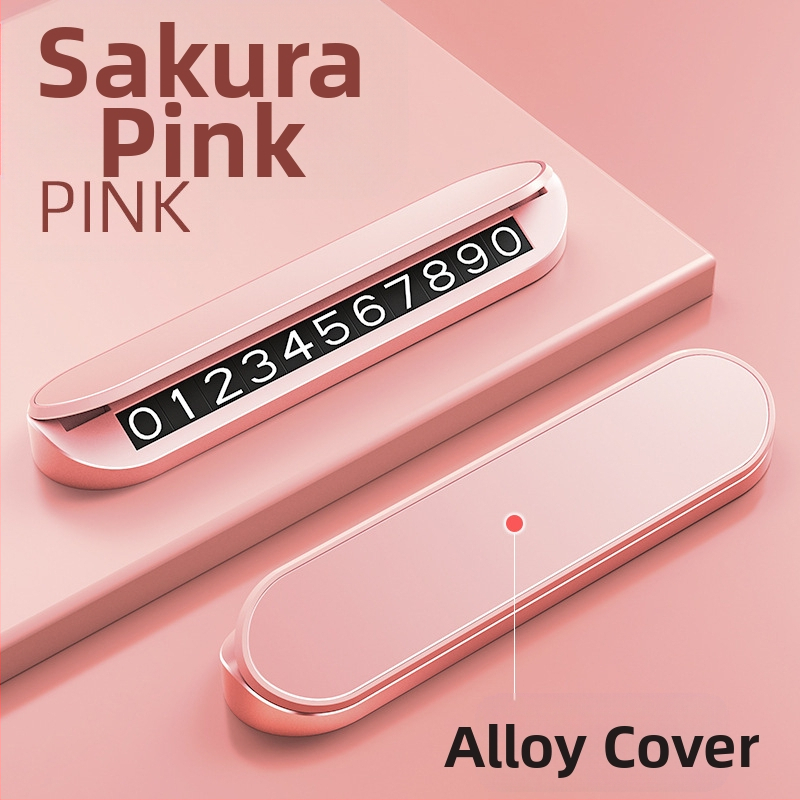 Placă de parcare temporară din plastic, model NV4, tip ascuns, logo imprimat OK, brand CARGIFT