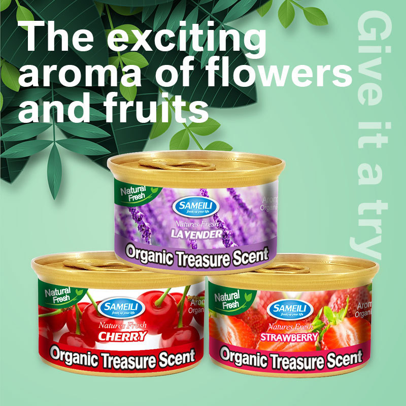 Автомобилен ароматизатор с флорален аромат, обем 25–50 ml, монтаж на седалката, пластмасов държач