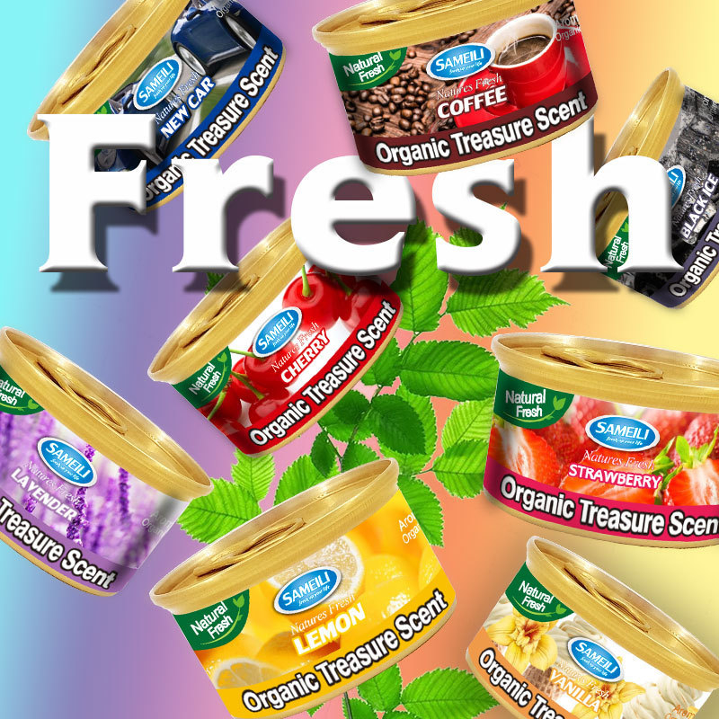 Автомобилен ароматизатор с флорален аромат, обем 25–50 ml, монтаж на седалката, пластмасов държач