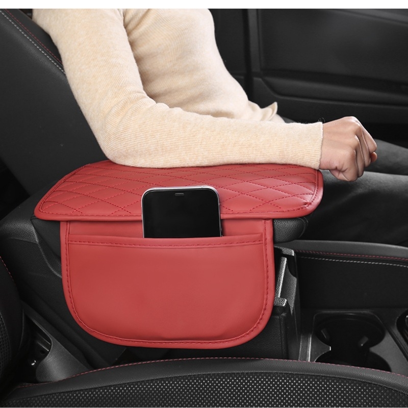 Automobilio alkūnės atramos kilimėlis, odinis, universalus, neslidus, daugiafunkcinė saugojimo kišenė, Army Birthday prekinis ženklas